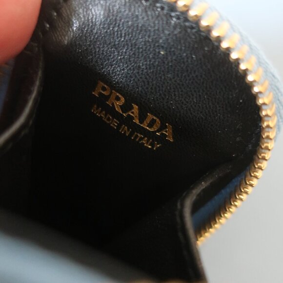 Authentic Prada Celeste Saffiano Lux Logo Embossed Small Crossbody Tote Handbag - Picture 14 of 16